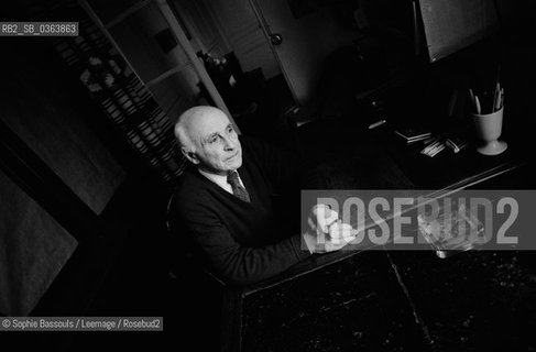 Portrait of Francis Ponge, le 2 fevrier 1977  ©Sophie Bassouls/Leemage/Rosebud2