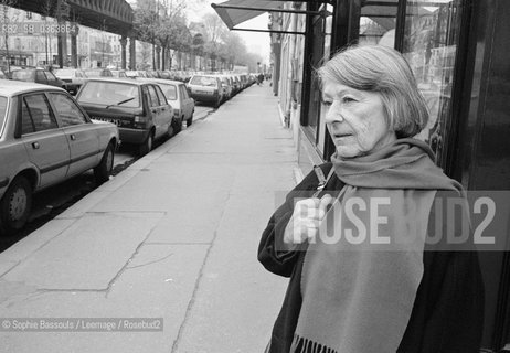 Portrait of Gisele Prassinos, le 28 mars 1990  ©Sophie Bassouls/Leemage/Rosebud2