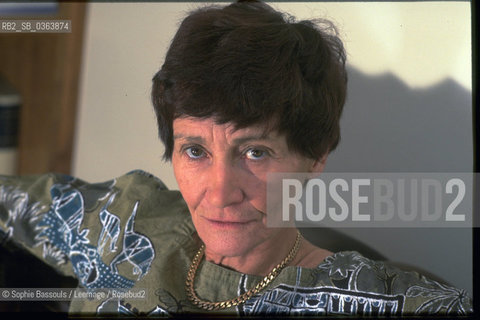 Portrait of Claude Pujade-Renaud (Pujade Renaud) at Dieppe, Haute Normandie, le 11 juin 1999  ©Sophie Bassouls/Leemage/Rosebud2