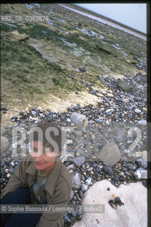 Portrait of Claude Pujade-Renaud (Pujade Renaud) at Dieppe, Haute Normandie, le 11 juin 1999  ©Sophie Bassouls/Leemage/Rosebud2