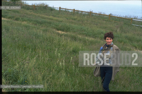 Portrait of Claude Pujade-Renaud (Pujade Renaud) at Dieppe, Haute Normandie, le 11 juin 1999  ©Sophie Bassouls/Leemage/Rosebud2