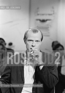 EMISSION APOSTROPHES - Portrait of Pascal Quignard le 15 septembre 1986  ©Sophie Bassouls/Leemage/Rosebud2