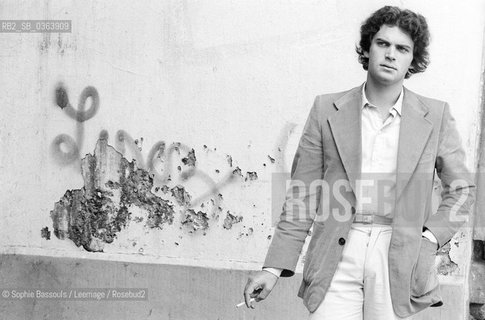 Portrait of Jean-Marc (Jean Marc) Roberts le 24 aout 1978  ©Sophie Bassouls/Leemage/Rosebud2