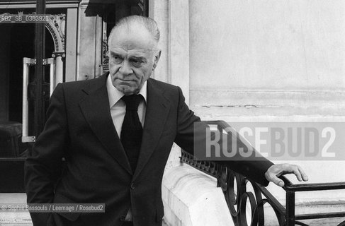 Portrait of Denis de Rougemont, le 9 mai 1997  ©Sophie Bassouls/Leemage/Rosebud2