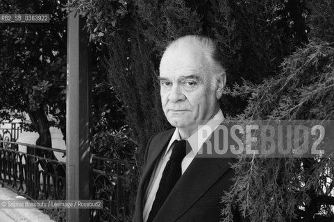 Portrait of Denis de Rougemont, le 9 mai 1997  ©Sophie Bassouls/Leemage/Rosebud2