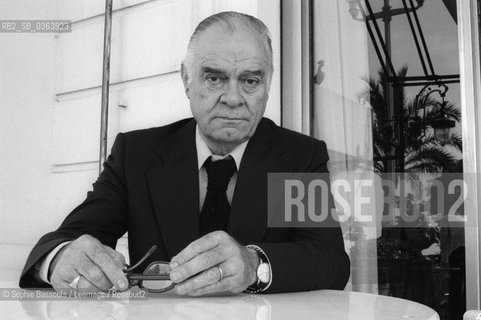 Portrait of Denis de Rougemont, le 9 mai 1997  ©Sophie Bassouls/Leemage/Rosebud2