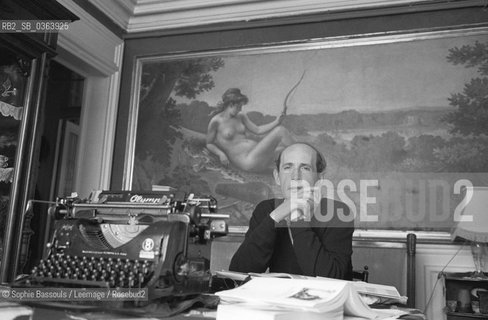 Portrait of Francois-Olivier (Francois Olivier) Rousseau, le 13 juin 1988  ©Sophie Bassouls/Leemage/Rosebud2