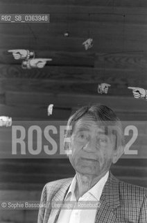 Portrait of Pierre Schaeffer le 1 juillet 1983  ©Sophie Bassouls/Leemage/Rosebud2