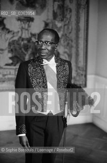 Portrait of Leopold-Sedar (Leopold Sedar) Senghor at Paris, le 29 mars 1984  ©Sophie Bassouls/Leemage/Rosebud2