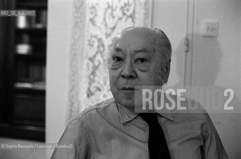 Portrait of Albert Simonin, le 18 novembre 1977  ©Sophie Bassouls/Leemage/Rosebud2