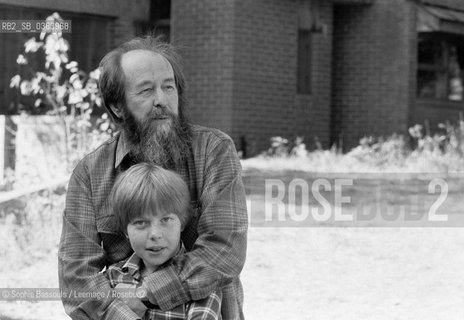 SOLJENITSYNE Alexandre (Solzhenitsyn ou Solzenicyn ou Solzhenitsyn) - 01 Oct 1983, Maine, USA --- Russian Writer and Nobel Prize Winner Alexandre Soljenitsyne  ©Sophie Bassouls/Leemage/Rosebud2