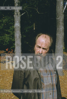  SOLJENITSYNE Alexandre (Solzhenitsyn ou Solzenicyn ou Solzhenitsyn) - 01 Oct 1983, Maine, USA --- Russian Writer and Nobel Prize Winner Alexandre Soljenitsyne  ©Sophie Bassouls/Leemage/Rosebud2