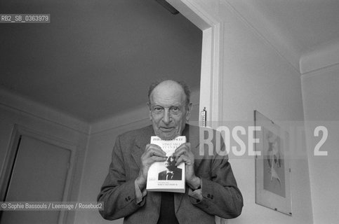 Portrait of Philippe Soupault, le 24 mars 1980, Paris  ©Sophie Bassouls/Leemage/Rosebud2