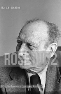 Portrait of Philippe Soupault, le 24 mars 1980, Paris  ©Sophie Bassouls/Leemage/Rosebud2