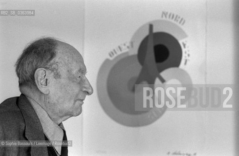 Portrait of Philippe Soupault, le 24 mars 1980, Paris  ©Sophie Bassouls/Leemage/Rosebud2