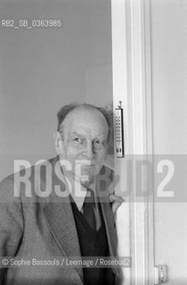 Portrait of Philippe Soupault, le 24 mars 1980, Paris  ©Sophie Bassouls/Leemage/Rosebud2