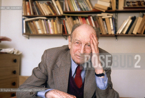 Portrait of Philippe Soupault, le 24 mars 1980, Paris  ©Sophie Bassouls/Leemage/Rosebud2