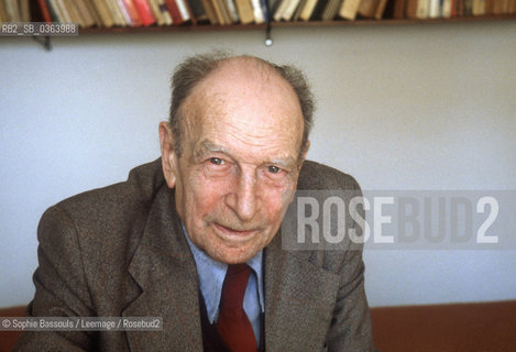 Portrait of Philippe Soupault, le 24 mars 1980, Paris  ©Sophie Bassouls/Leemage/Rosebud2