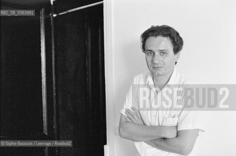 Portrait of Morgan Sportes le 22 juin 1984  ©Sophie Bassouls/Leemage/Rosebud2