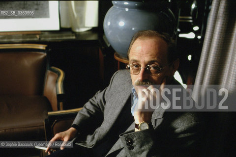 24 Mar 1994 --- ITALIAN WRITER ANTONIO TABUCCHI  ©Sophie Bassouls/Leemage/Rosebud2