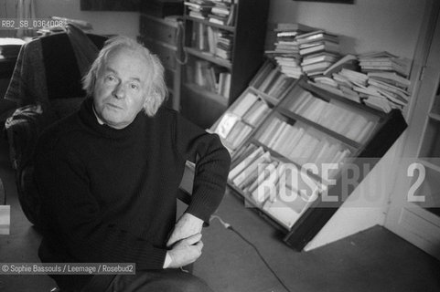 Portrait of Henri Thomas le 4 mars 1981  ©Sophie Bassouls/Leemage/Rosebud2