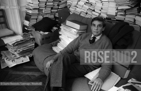 Portrait of Olivier Todd, le 22 avril 1977  ©Sophie Bassouls/Leemage/Rosebud2