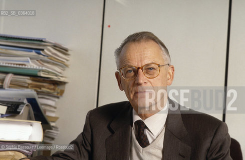 Portrait of Alain Touraine le 13 novembre 1992  ©Sophie Bassouls/Leemage/Rosebud2