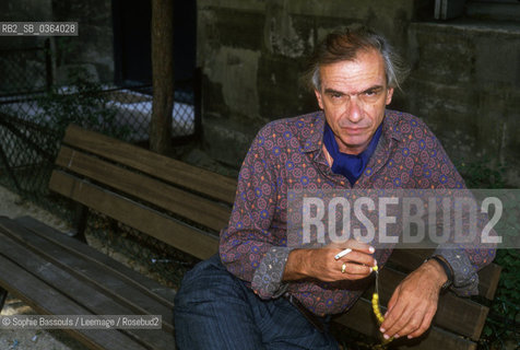 Portrait of Vassilis Vassilikos, le 26 septembre 1985, Paris  ©Sophie Bassouls/Leemage/Rosebud2