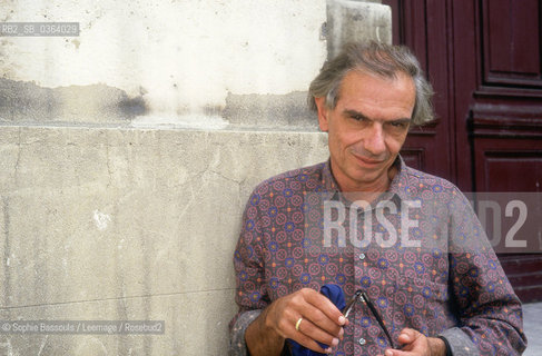 Portrait of Vassilis Vassilikos, le 26 septembre 1985, Paris  ©Sophie Bassouls/Leemage/Rosebud2