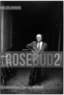 Portrait of Pierre Vidal-Naquet (Vidal Naquet) le 24 octobre 1989  ©Sophie Bassouls/Leemage/Rosebud2