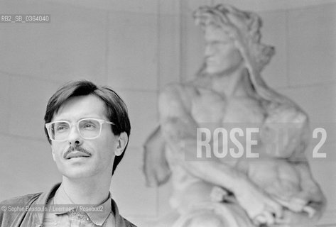 Portrait of Alain Vircondelet at Paris, le 1 juin 1987  ©Sophie Bassouls/Leemage/Rosebud2