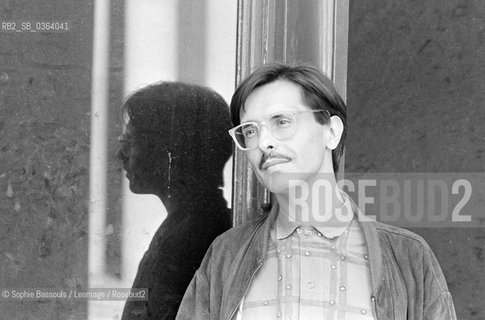 Portrait of Alain Vircondelet at Paris, le 1 juin 1987  ©Sophie Bassouls/Leemage/Rosebud2