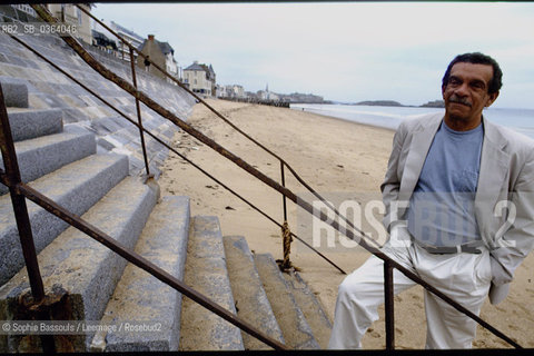 22 May 1993, St.-Malo, France --- DEREK WALCOTT,NOBEL PRIZE FOR LITERATURE IN ST MALO  ©Sophie Bassouls/Leemage/Rosebud2