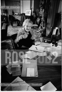 Portrait of Louise Weiss, le 7 octobre 1976  ©Sophie Bassouls/Leemage/Rosebud2