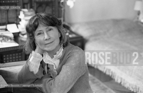 Portrait of Loleh Bellon at Paris, le 19 fevrier 1986  ©Sophie Bassouls/Leemage/Rosebud2