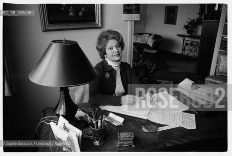 Portrait of Edwige Feuillere, le 8 janvier 1977  ©Sophie Bassouls/Leemage/Rosebud2