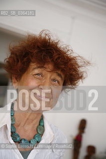 Christine Buci-Glucksman (Buci Glucksman), 4 mai 2006  ©Sophie Bassouls/Leemage/Rosebud2