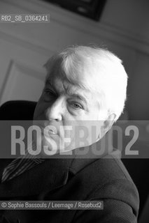 Bernard Sichere, 19 janvier 2009  ©Sophie Bassouls/Leemage/Rosebud2