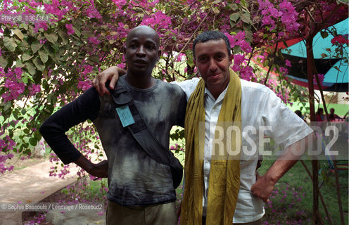 Azouz Begag a Bamako, 7 fevrier 2003  ©Sophie Bassouls/Leemage/Rosebud2