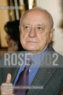 Pierre Berge, 12 novembre 2008  ©Sophie Bassouls/Leemage/Rosebud2