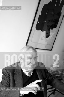 Emile Biasini, 7 fevrier 2007  ©Sophie Bassouls/Leemage/Rosebud2