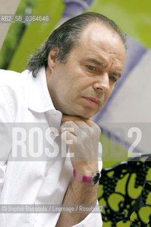 Philippe Djian, 15 juin 2007  ©Sophie Bassouls/Leemage/Rosebud2