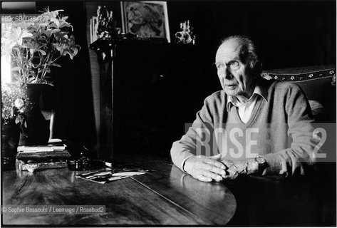 Pierre Klossowski, 6 juin 1997  ©Sophie Bassouls/Leemage/Rosebud2