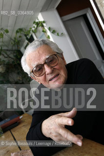 Leonardo Cremonini, 4 avril 2006  ©Sophie Bassouls/Leemage/Rosebud2