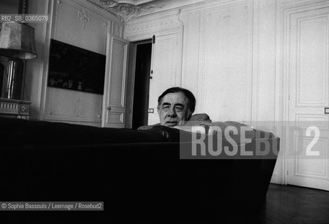 Portrait of Lucien Bodard, le 1 juin 1977  ©Sophie Bassouls/Leemage/Rosebud2