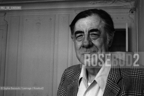 Portrait of Lucien Bodard, le 1 juin 1977  ©Sophie Bassouls/Leemage/Rosebud2