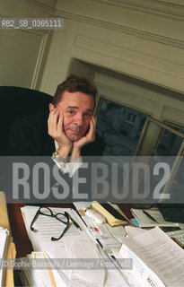 Michel Braudeau, 4 fevrier 2004  ©Sophie Bassouls/Leemage/Rosebud2