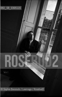 Michel Braudeau, 4 fevrier 2004  ©Sophie Bassouls/Leemage/Rosebud2