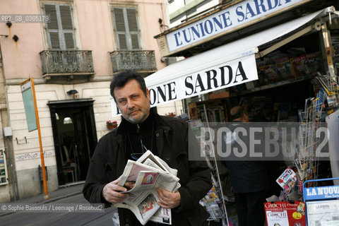 Massimo Carlotto, 24 fevrier 2006  ©Sophie Bassouls/Leemage/Rosebud2