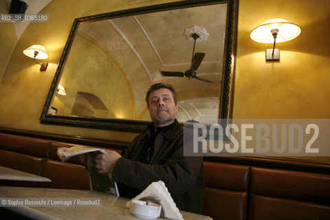 Massimo Carlotto, 24 fevrier 2006  ©Sophie Bassouls/Leemage/Rosebud2